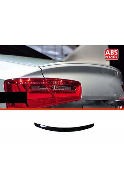 CED AUTO TRADE Eleron Portbagaj compatibil cu AUDI A6 C7 2011-2018, negru lucios