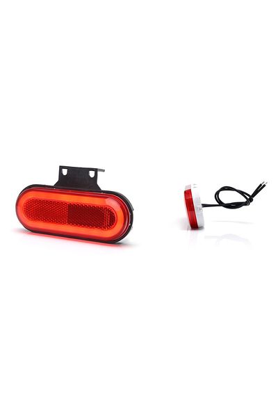 WAS LAMPA GABARIT LED 1400 W198, 12V-24V, POZITIE ROSU WAS