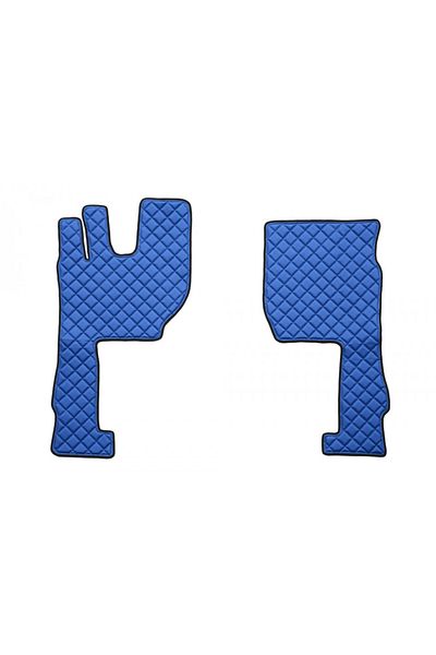 CED AUTO TRADE Truck mat set, eco-leather VOLVO FH4 FH5 2013-> Blue, AUTOMATIC