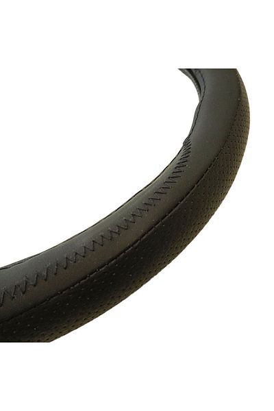 Umbrella Black Eco-Leather Steering Wheel Cover 37-39 Cm Umbrella