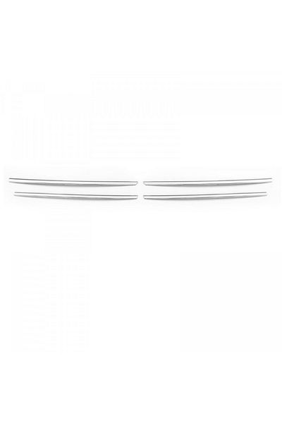 CED AUTO TRADE Set 4 ornamente inox grila fata VW Transporter T6 2020->