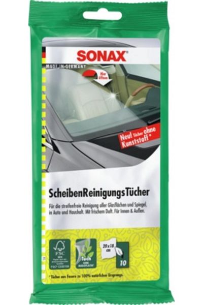 Sonax SERVETELE SUPRAFETE STICLA PACHET 10 BUCATI SONAX