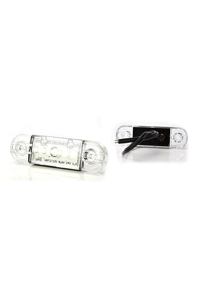 WAS SIDE LIGHT LED 713 W97.2, 12V-24V, POSITION WHITE WAS