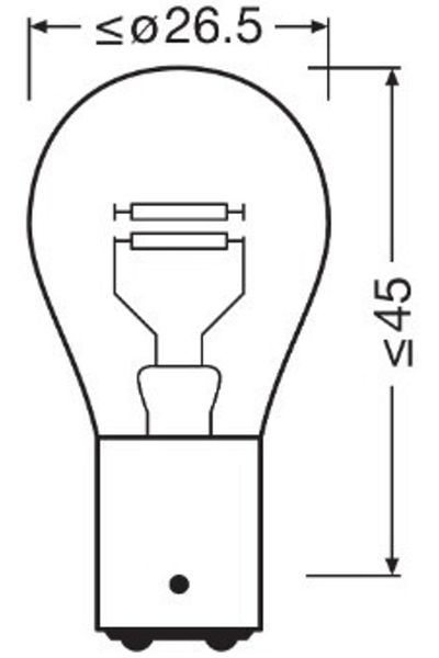 Osram Set 2 Becuri 12V P21/5W Original Blister Osram