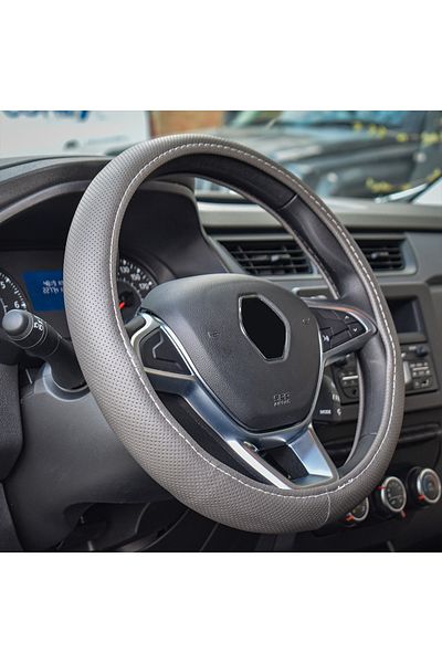 Umbrella Steering Wheel Cover Grey 37-39 Cm