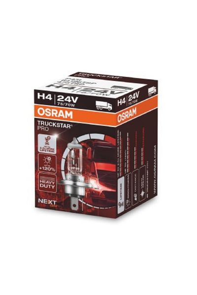 Osram Bec Camion 24V H4 70/75 W Truckstar Pro +120% Nextgen Osram