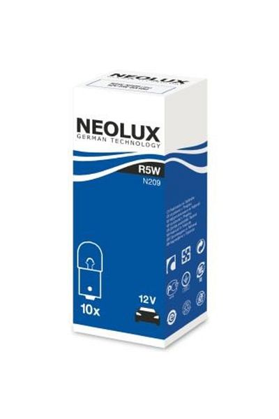 NEOLUX Bec Auxiliar 12V R5W Ba15D Set 10 Buc Neolux