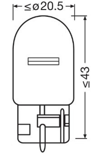 Osram Set 2 Becuri 12V Wy21W Original Blister Osram