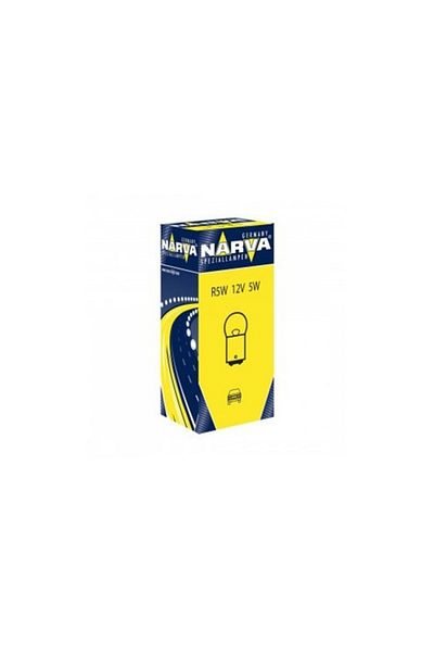 Narva Bec auxiliar 12V R5W Ba15S Set 10 bucăți Narva