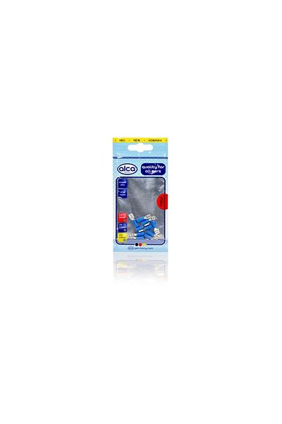ALCA Blue Insulated Automotive Electrical Terminal Block Female Type 5.6Mm - Set of 10