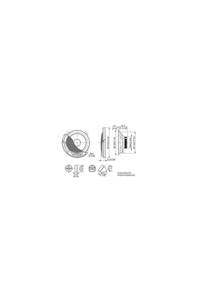 Kenwood KFC-E130P DIFUZOARE COMPONENTE KENWOOD DE 13CM, 30W RMS