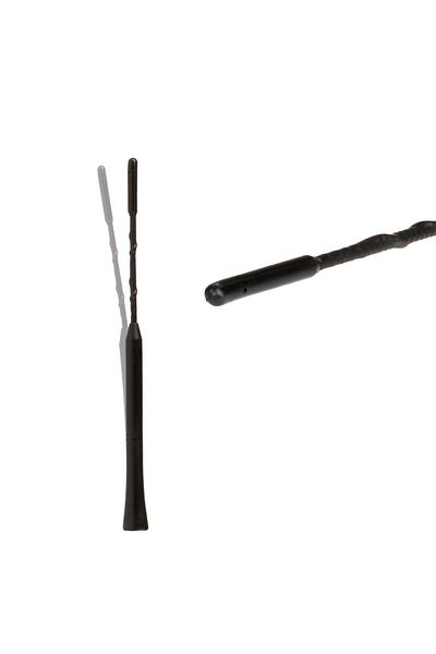 ALCA Black External Car Antenna 23Cm With 2 Adapters (5-6Mm)