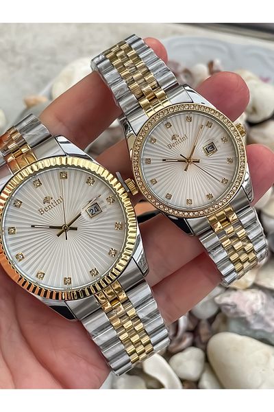 Bentini New Season Steel Lover's Watch Men's Watch Women's Men's Watch Couple Watch Valentine's Day Gift