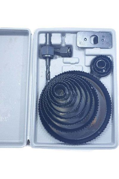GENERAL Hole Saw Set 16 Pieces for Gypsum Drilling Black 22*15*5 cm