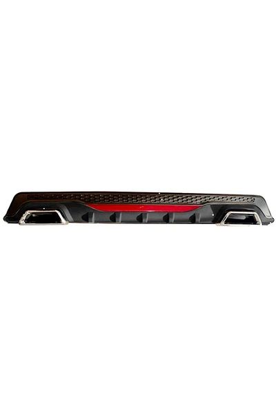 CED AUTO TRADE Difuzor bara spate universal, ELITE PLUS B Design, negru cu catadioptru reflectorizant