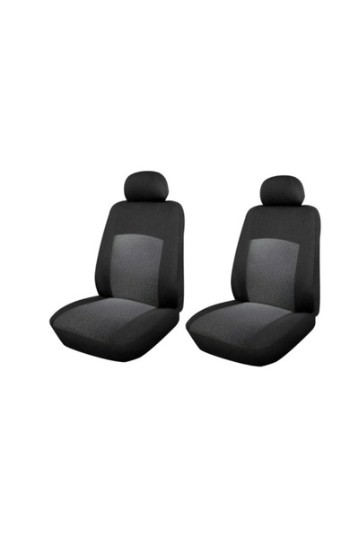 CED AUTO TRADE Set huse scaune auto, universale, fata 2 locuri, Negru cu gri,...