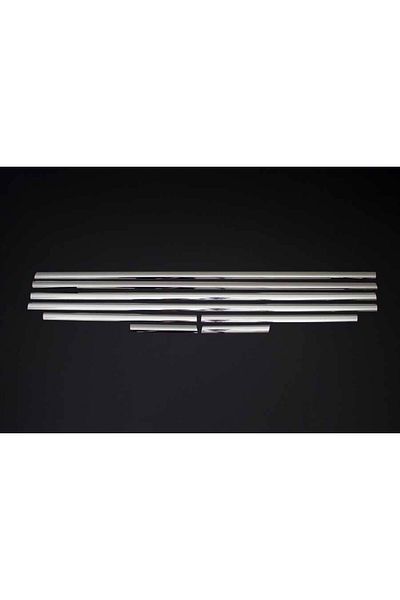 CED AUTO TRADE Set 8 ornamente inox chedere geam VW TOURAN 2003-2010