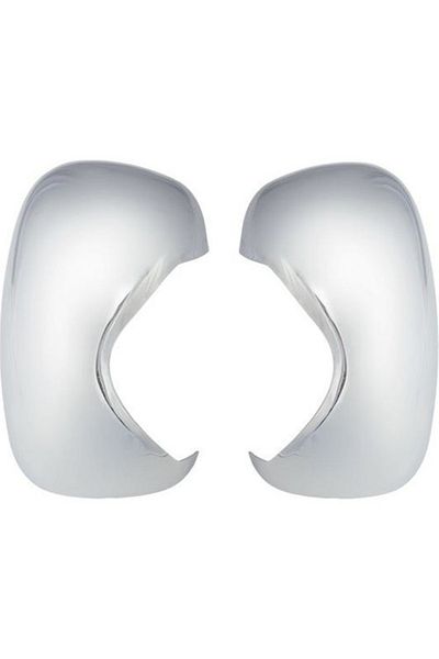 CED AUTO TRADE Chrome mirror caps compatible with OPEL VIVARO 2001-2014, chrome plastic
