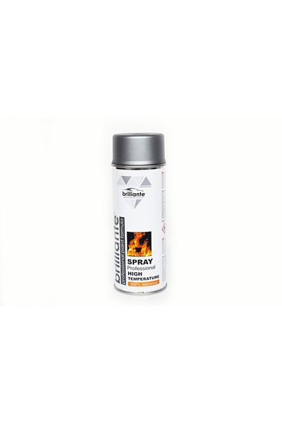 BRILLIANTE VOPSEA SPRAY TEMPERATURI INALTE (ARGINTIU) 400ml BRILLIANTE