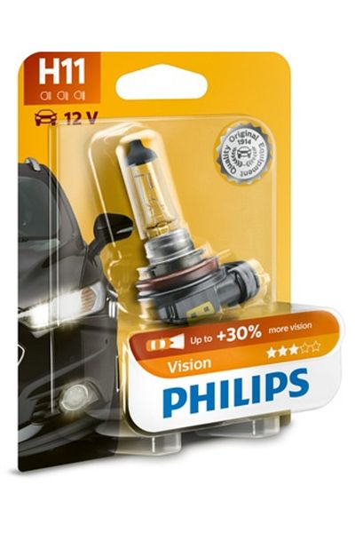 Philips BEC FAR H11 12V 55W VISION (blister) PHILIPS