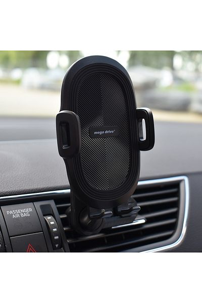 Mega Drive EXTENSIBLE CAR PHONE HOLDER 55-105MM WITH VENTILATION GRILLE MOUNT