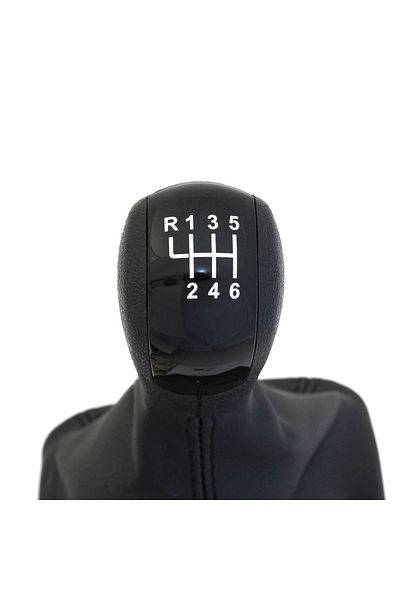 Mega Drive SHIFT KNOB WITH SLEEVE FOR SKODA OCTAVIA II 2004-2013 6 SPEED