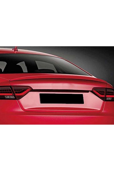 CED AUTO TRADE Eleron Portbagaj compatibil cu AUDI A5 8T3 Sportback 2007-2016 S5 Design negru lucios