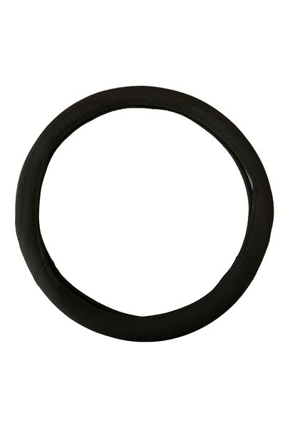 Umbrella Black Eco-Leather Steering Wheel Cover 37-39 Cm Umbrella