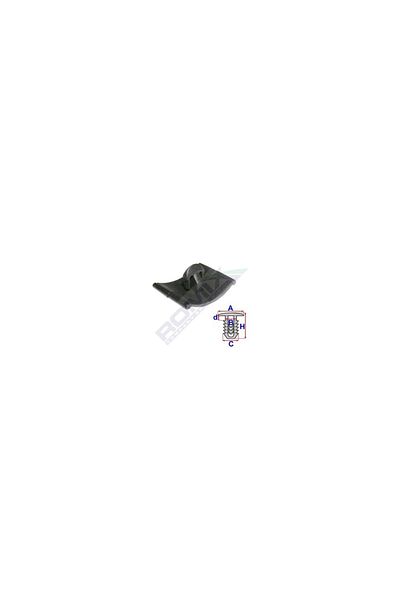 ROMİX Clips Fixare Pentru Opel - Negru Set 10 Buc