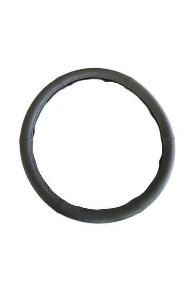 Umbrella STEERING WHEEL COVER, GENUINE LEATHER, BLACK 47-49 CM