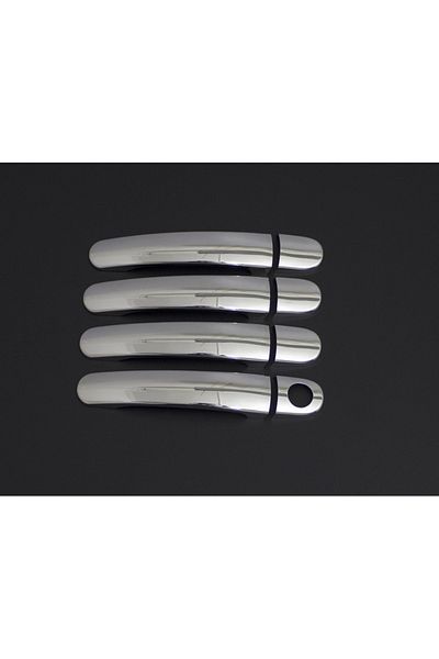 CED AUTO TRADE Chrome door handle ornament set compatible with VW GOLF V 2003-2008 HATCHBACK