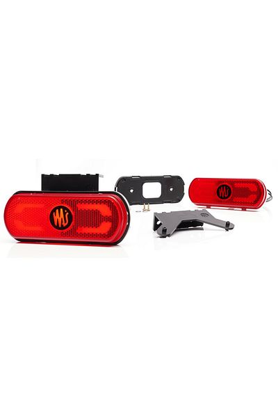 WAS SIDE LIGHT LED 1599 W240, 12V-24V, RED POSITION WAS