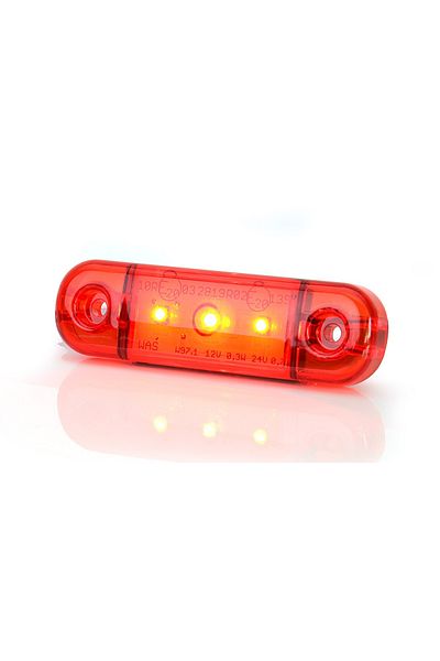 WAS LAMPA GABARIT LED 709 W97.1, 12V-24V, POZITIE ROSU WAS