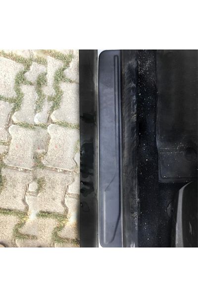 CED AUTO TRADE Set 4 protectii praguri din plastic compatibil cu DACIA DUSTER 2018->