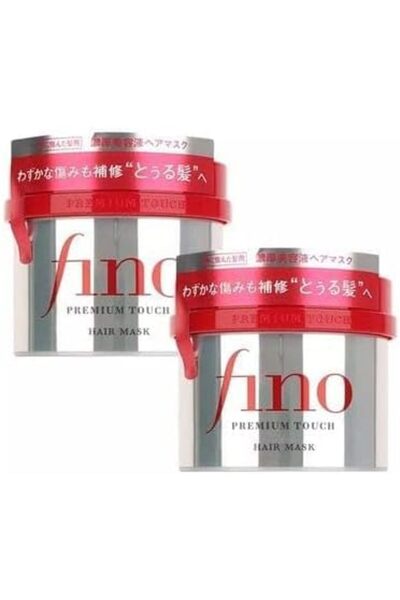 Fino قناع الشعر 460 جرام عبوة مزدوجة - علاج مكثف عميق للشعر للحصول على شعر لامع وناعم وصحي