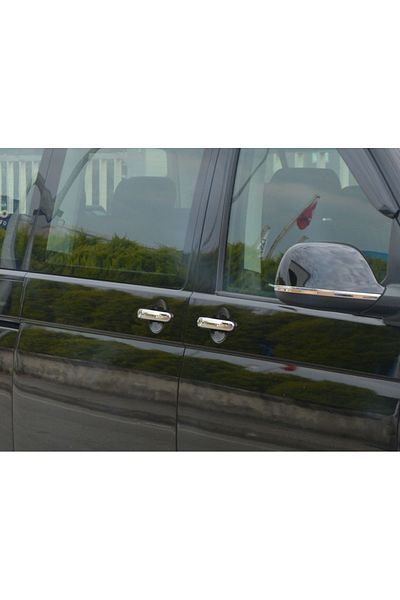 CED AUTO TRADE Set ornamente cromate manere portiere compatibile VW T6 2015-2020, pentru 3 manere