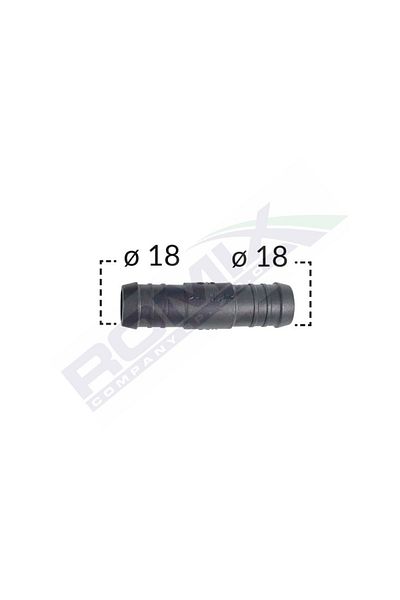 ROMİX Linear Connector Hose Pipe Diameter 18 Mm Set of 5 Pieces