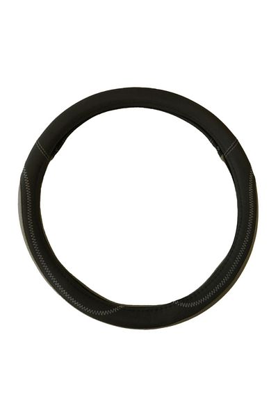 Umbrella Beige Eco-Leather Steering Wheel Cover 37-39 Cm Umbrella