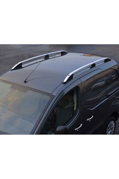 CED AUTO TRADE Premium longitudinal bars compatible with Renault Kangoo III 2021->, silver color