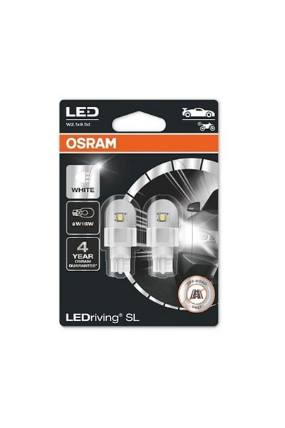 Osram SET 2 BECURI AUXILIARE CU LED 12V (W16W) WHITE 6000K BLI OSRAM