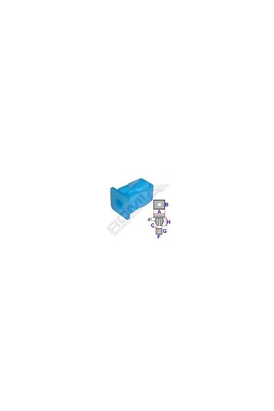 ROMİX Clips Fixare Pentru Alfa/ Romeo/ Fiat /Lancia - Albastru Set 25 Buc