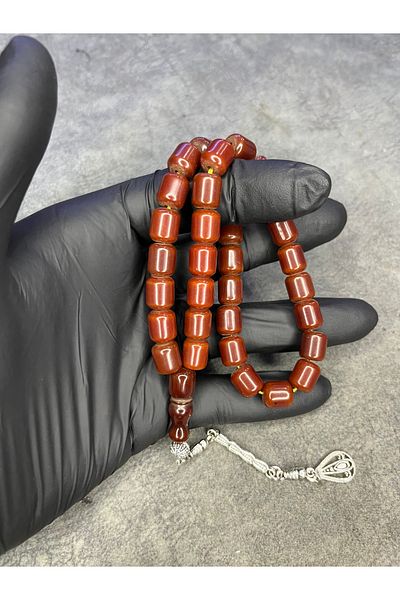 Mos Tespih High-End Stick Squeeze Amber Prayer Beads