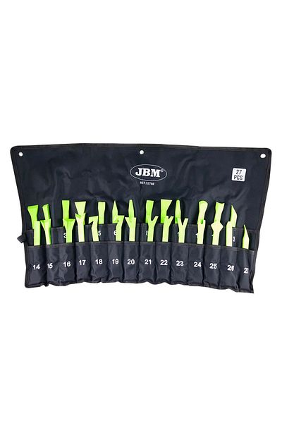 JBM SET OF 27 NYLON LEVERS WITH DIFFERENT CURVES JBM