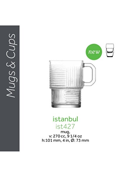 LAV Istanbul 6" Mugs Mug with Handle Tea & Coffee Cup