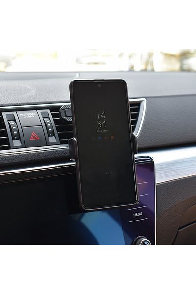 Mega Drive SUPORT TELEFON AUTO EXTENSIBIL 55-83MM CU PRINDERE IN GRILA DE VENTILATIE