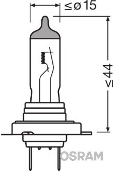 Osram Bec Camion 24V H7 70 W Original Osram