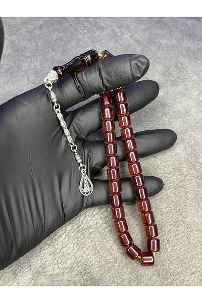Mos Tespih High-End Stick Squeeze Amber Prayer Beads