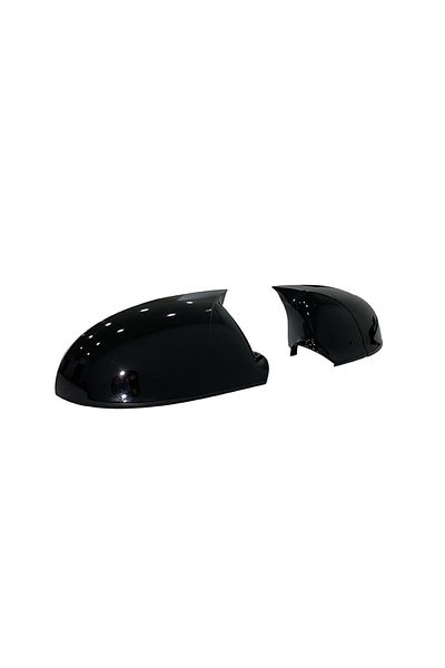 CED AUTO TRADE Capace oglinda compatibile cu VW Sharan 2004-2010 Negru lucios Batman Style