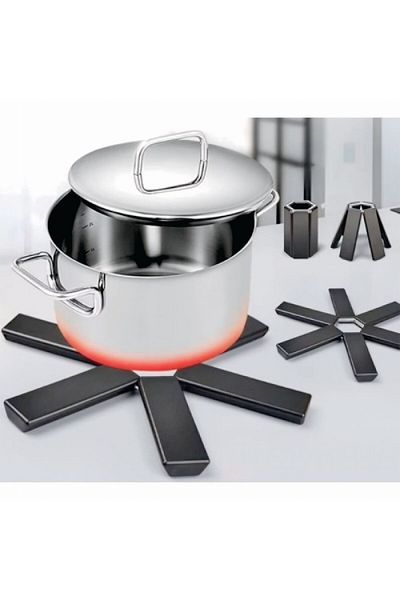 Gritille Foldable Trivet – Fireproof, Non-Slip, Space-Saving – Pan Pot Teapot Base