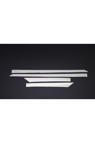 CED AUTO TRADE Set 6 ornamente din inox pentru bandouri laterale NISSAN QASHQAI II 2014-2020